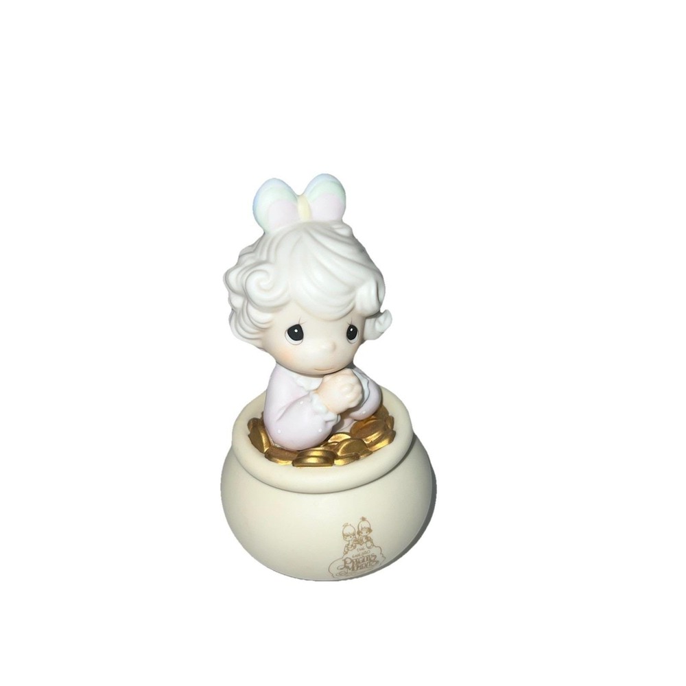 Vintage 1994  Precious Moments YOU'RE THE END OF MY RAINBOW Figurine C0014 Boxed